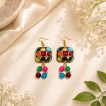 multicolour earrings